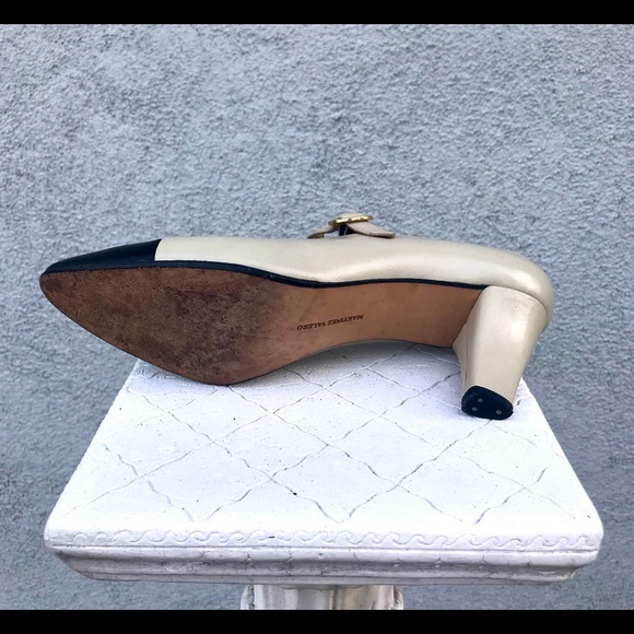 Valero Martinez Spectator Black/Ivory Shoes Sz 7.5 - Picture 7 of 8